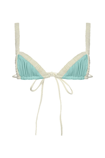 Ada / Aruba Blue Ivory Apricot - Top