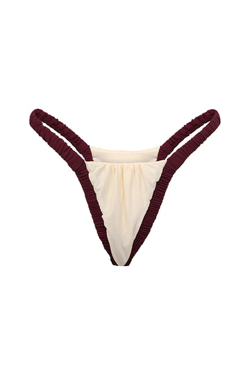 Ada / Ivory Apricot Ruby Red - Bottom
