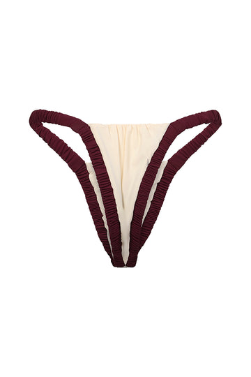 Ada / Ivory Apricot Ruby Red - Bottom