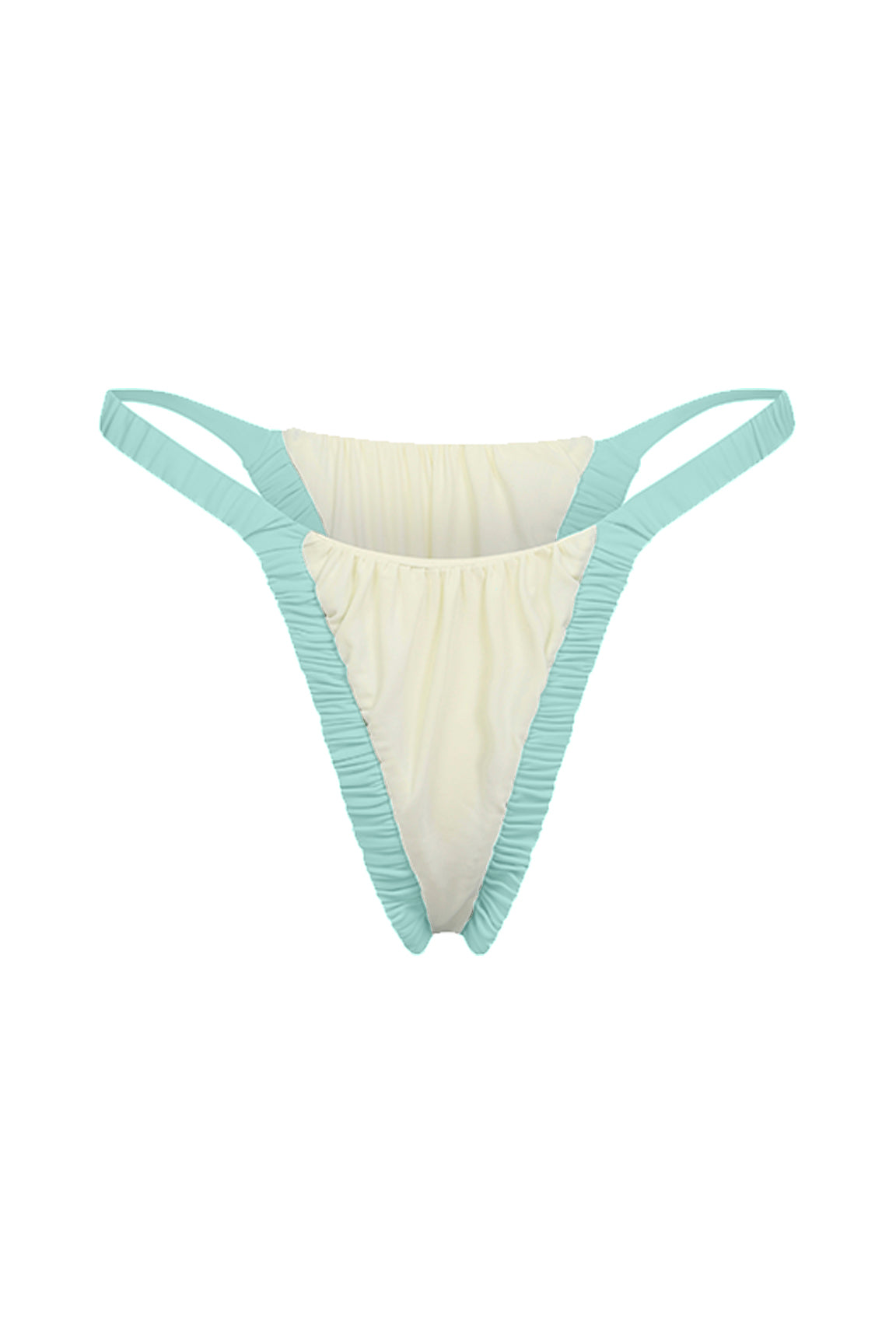 Ada / Ivory Apricot Aruba Blue - Bottom