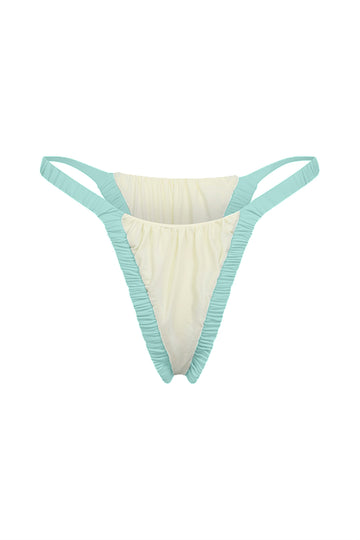 Ada / Ivory Apricot Aruba Blue - Bottom