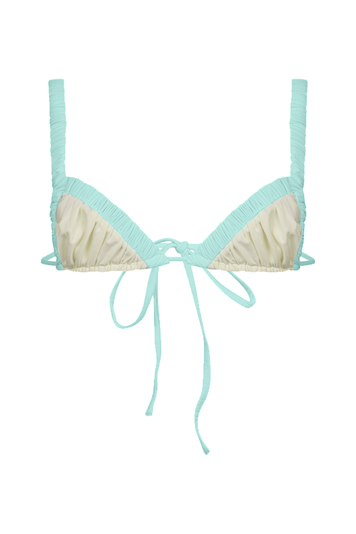 Ada / Ivory Apricot Aruba Blue - Top