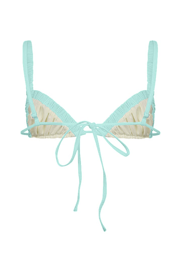 Ada / Ivory Apricot Aruba Blue - Top