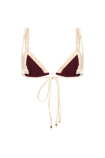 Ada / Ruby Red Ivory Apricot - Top