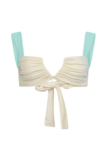 Ana de Bretaña / Aruba Blue Ivory Apricot - Top