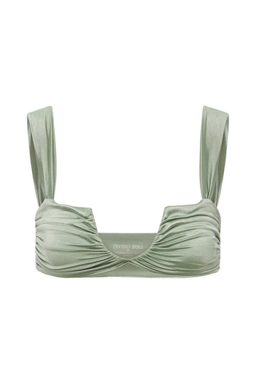 The Petite Ana de Bretaña / Mint Silk - Top