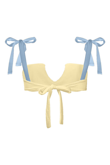 Cute Ana de Bretaña / Butter Yellow Celestial Blue - Top