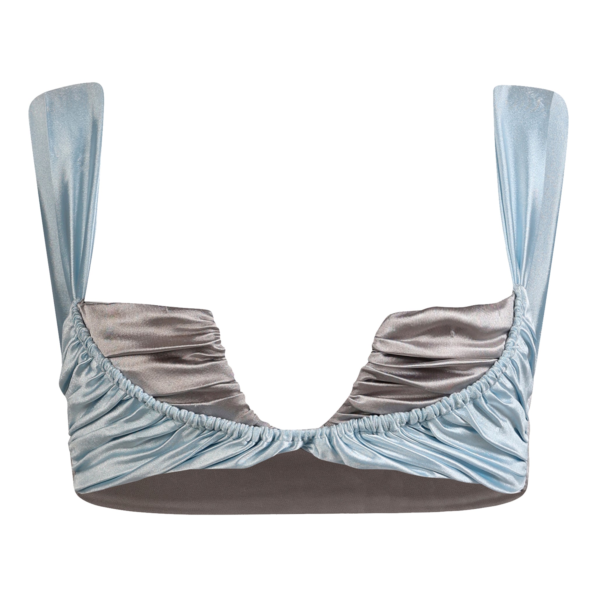 Eclat / Pastel Blue Silver Plate - Top