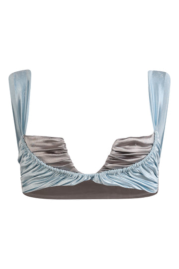 Eclat / Pastel Blue Silver Plate - Top