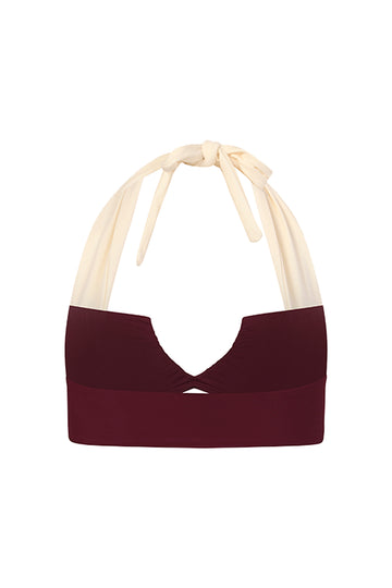 Fahari / Ruby Red Ivory Apricot - Top