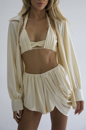 Eliora / Creamy Off White - Skirt