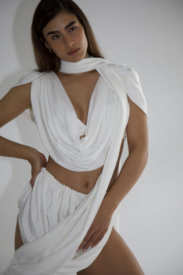 Bellezza / Pearly White - Scarf