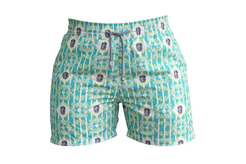 VERSAC Swim Shorts - Green/Yellow